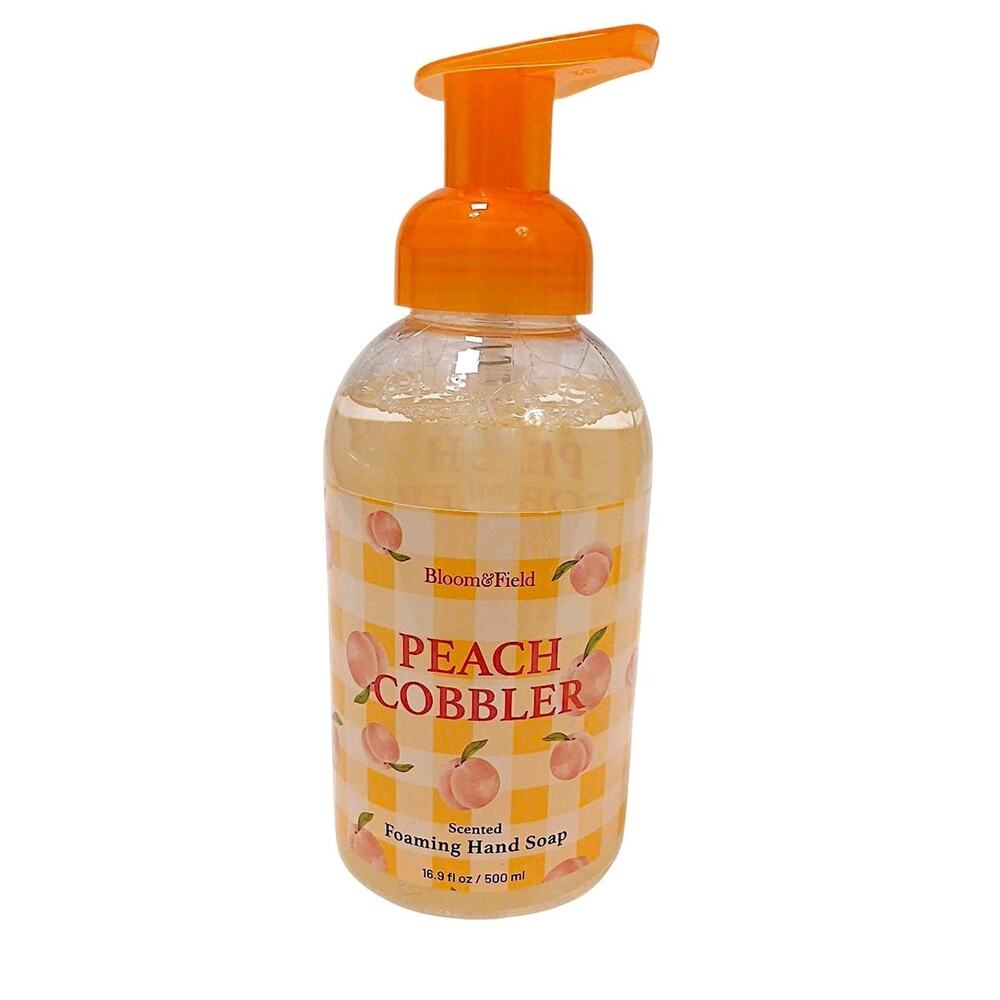 Bloom & Field Peach Cobbler Foaming Hand Soap 16.9oz Fruity Playful Discontinued